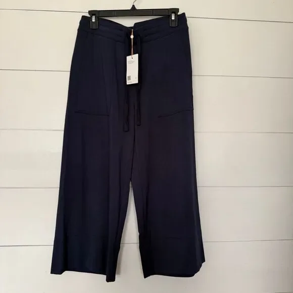 Quince Women’s Medium Navy Wide Leg Pants New Tencel - Picture 1 of 5